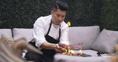 Koyo's Chef Owner Jay Zheng in Queens, New York City.